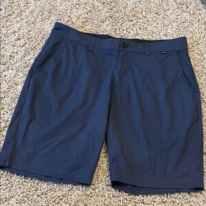 Element Men's Navy Flat Front Shorts